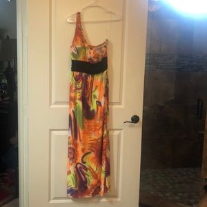 One shoulder dress